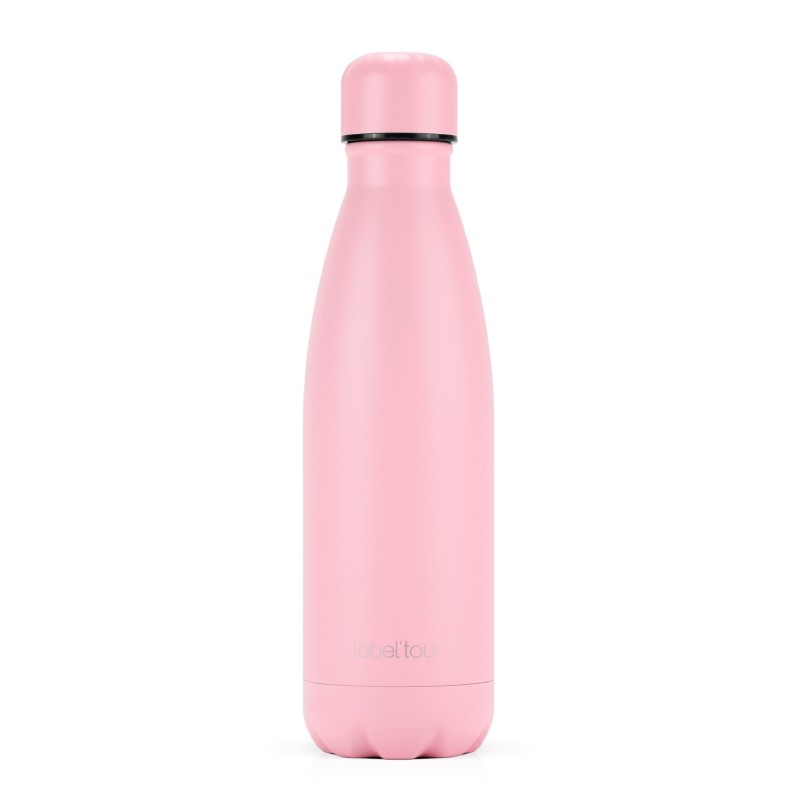 Bouteille isotherme en métal 500ml rose mat