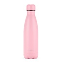 Bouteille isotherme en métal 500ml rose mat