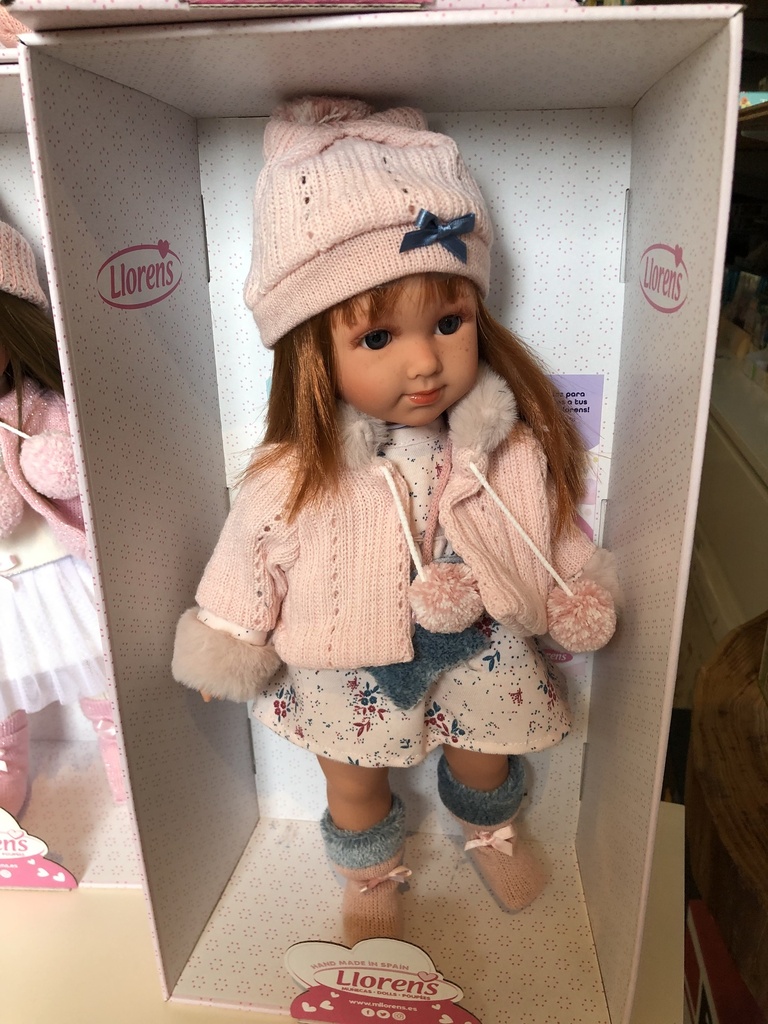 Llorens, Poupée corps en tissu 35cm, Nicole