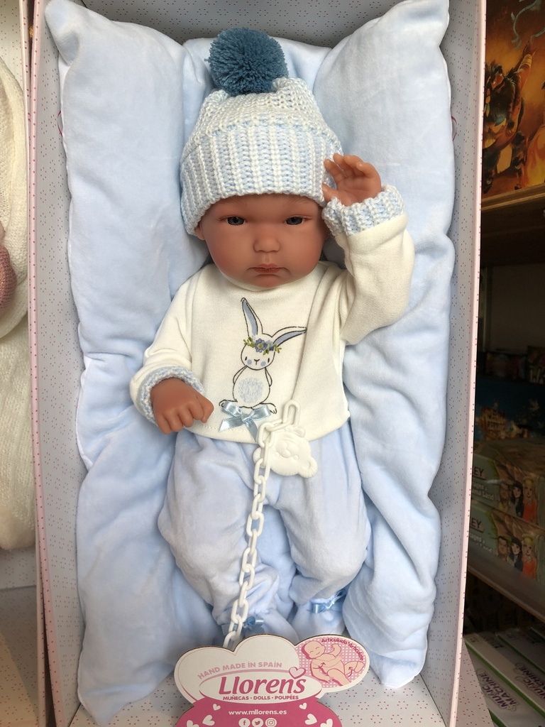 Llorens Bébé Articulé 35Cm, Capazo