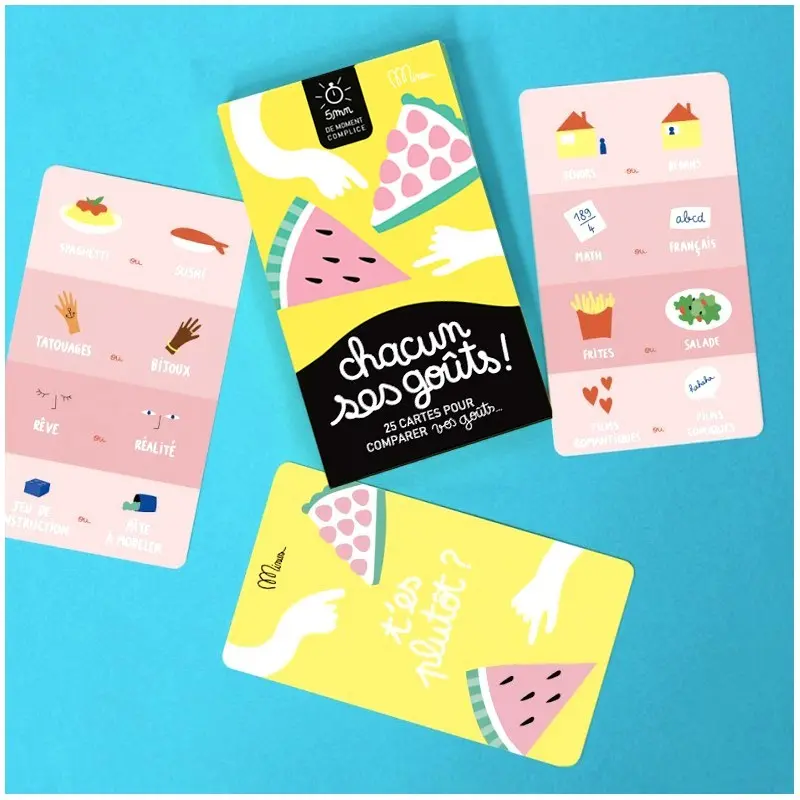 5 minutes de moments complices: chacun ses goûts!