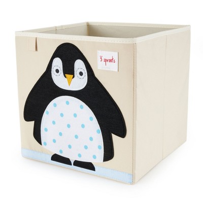 Cube de rangement pinguoin