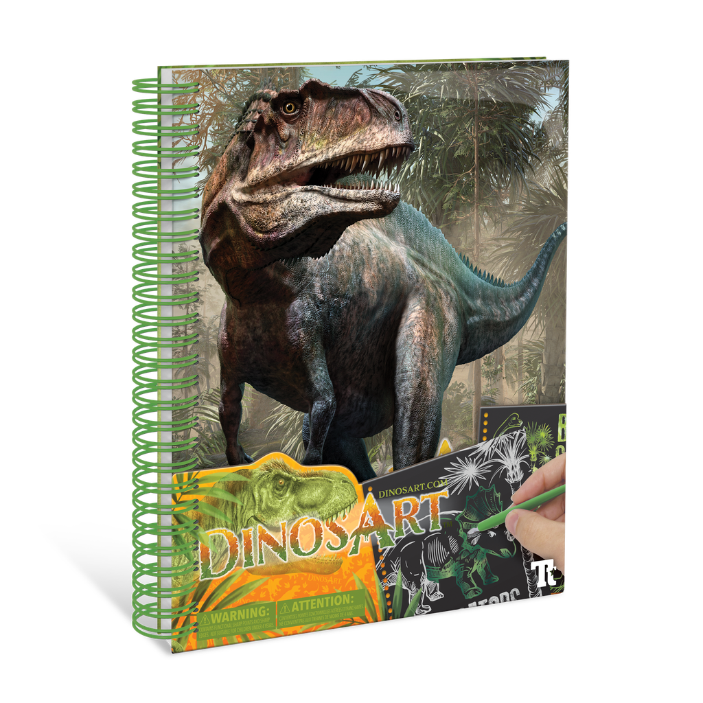 DinosArt, cahier créatif à gratter
