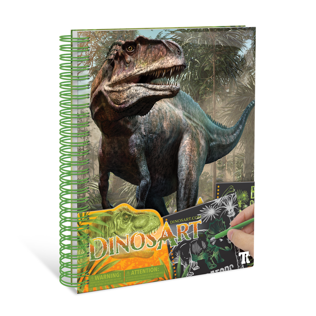 [JPM_15201TT] Dinosart, Cahier Créatif à Gratter