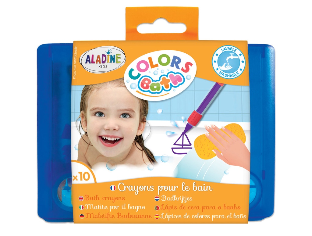 Aladine-Crayons pour la bain