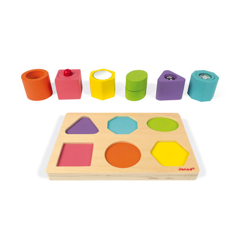 [JAN_J05332] Puzzle 6 Cubes Sensoriels I Wood