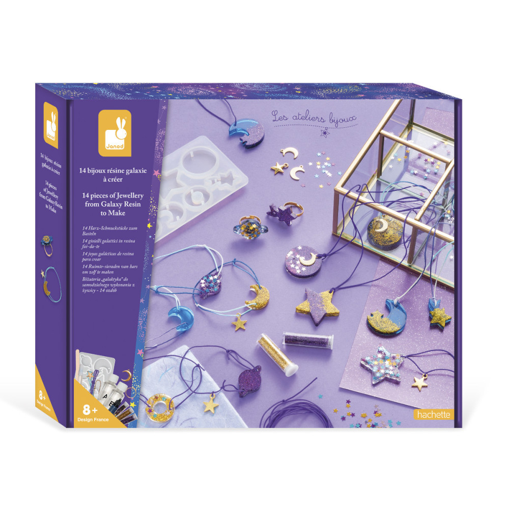 [JAN_J07937] 14 Bijoux Resine Galaxy à créer