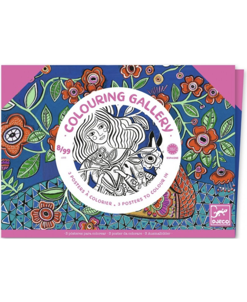[DJE_DJ08692] Colouring Gallery Floraison