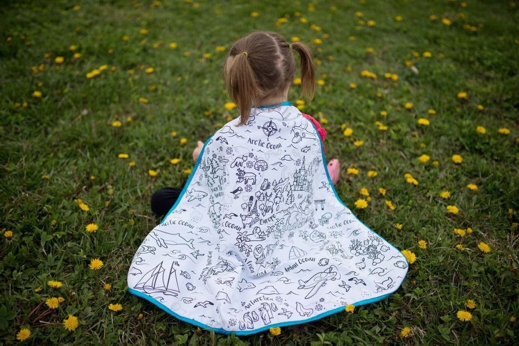 [GRP_83020] Cape à Colorier Autour du Monde 4-7 Ans