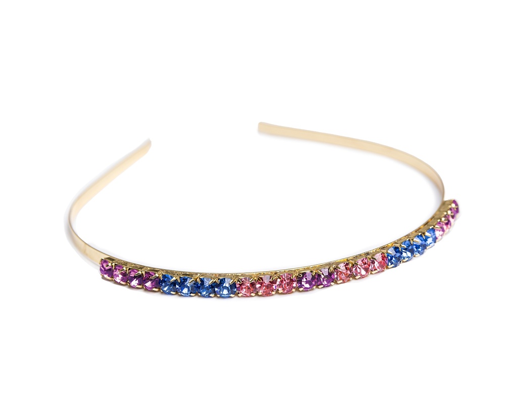 Serre-tête boutique chunky gem multicolour