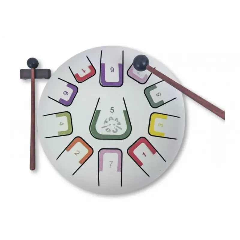 Tambú Steel Tongue Drum Blanc