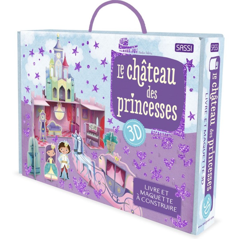 3D carton, le château des princesses