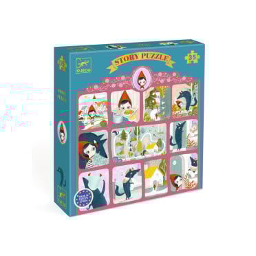 Puzzles - Strory Puzzles le Petit Chaperon Rouge - 35 Pcs