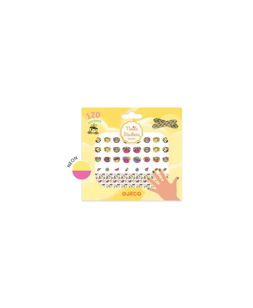 [DJE_ DJ09240] Body Art - Nail Stickers Peps - Fsc Mix