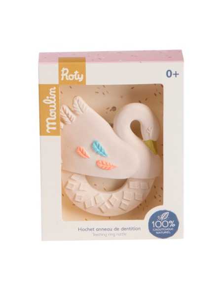 [MOU_667370] Hochet Anneau de Dentition Caoutchouc Cygne