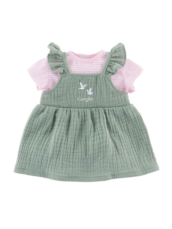 Corolle Robe à Volants et T-Shirt pour Poupon 30Cm