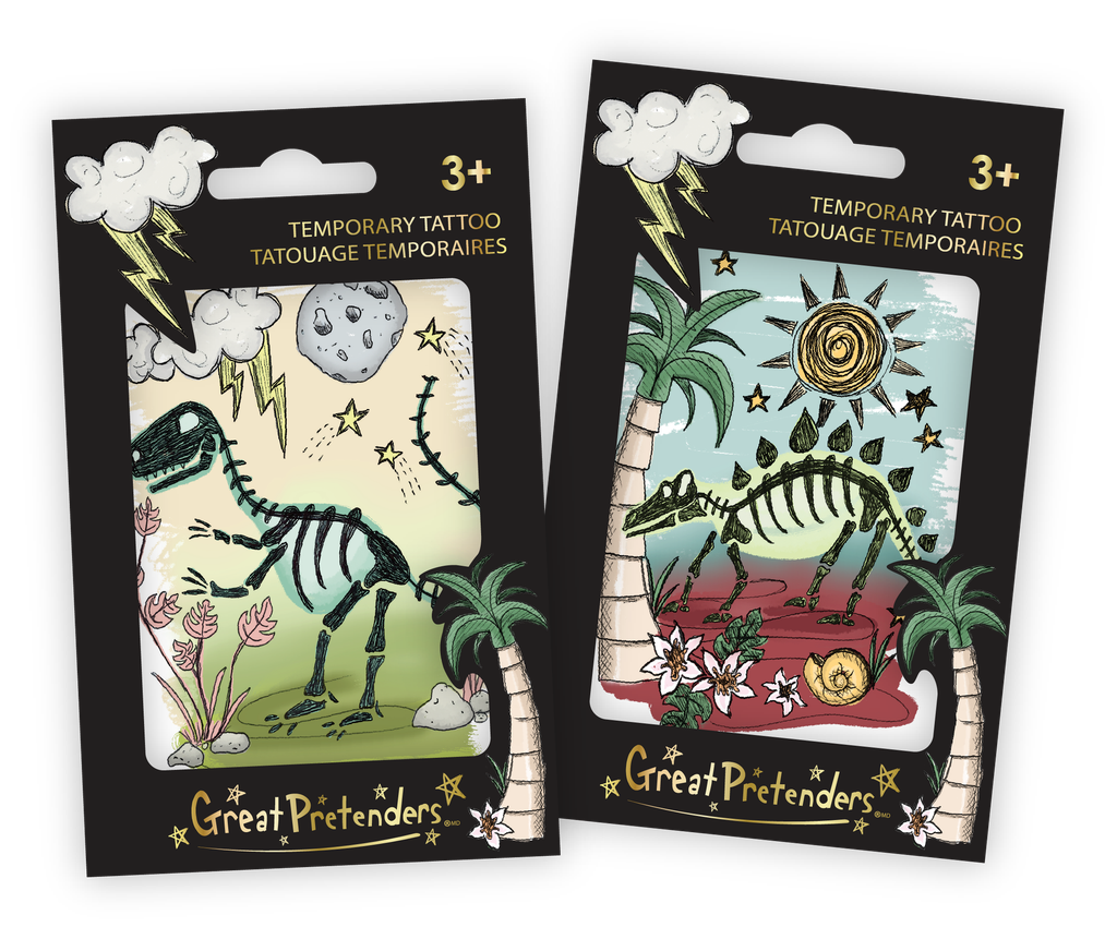 [GRP_97462] Grand Tattoo Dinosaure Modèle Aléatoire