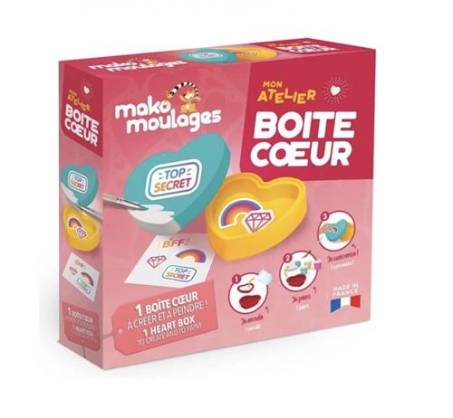 Mon Atelier Boite Coeur - Mako Moulages