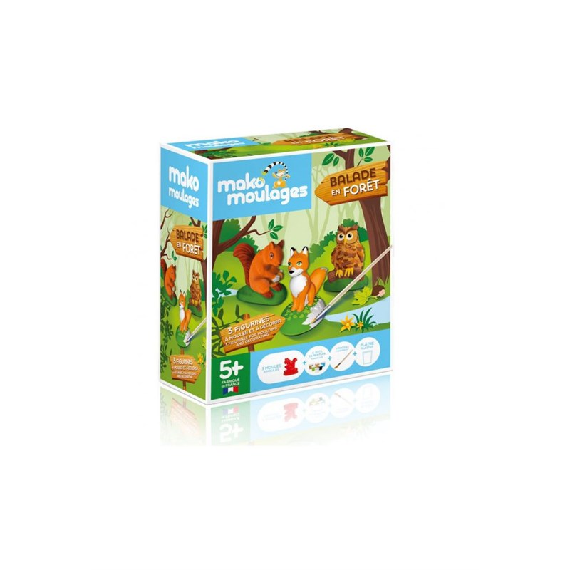 Mako Moulages Balade En Forêt, set de 3 figurines