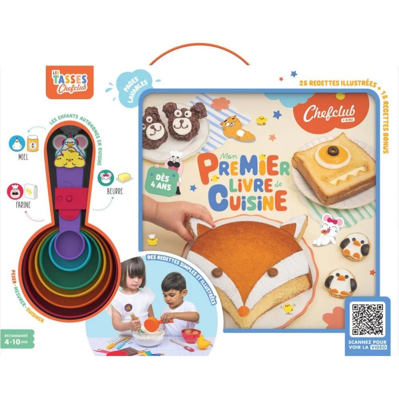 Chef Club Kids coffret Mon premier livre de cuisine