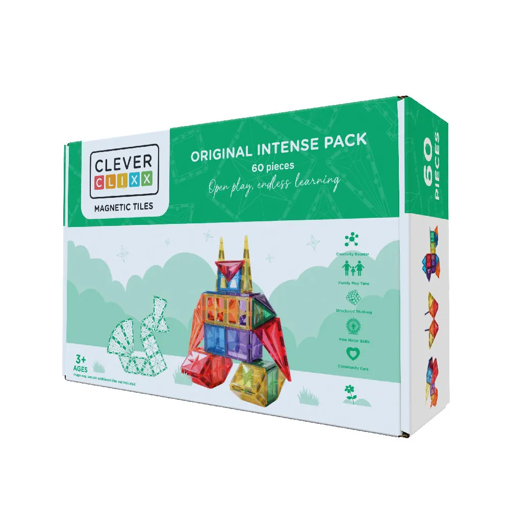 [CLE_CC-1008] Cleverclixx, Jeu Magnétique Pack Intense Original 60 Pièces