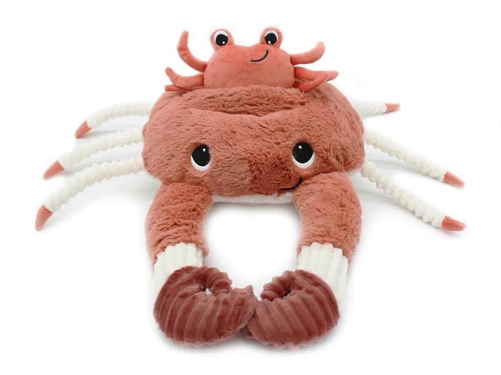Cassecou le crabe maman et bébé Terracotta
