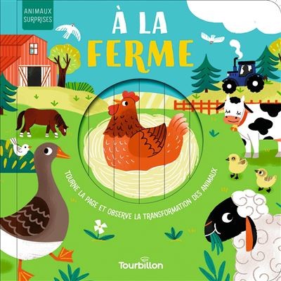 Livre cartonné animé, la ferme