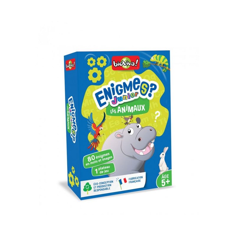 BIOVIVA - ÉNIGMES JUNIOR - LES ANIMAUX