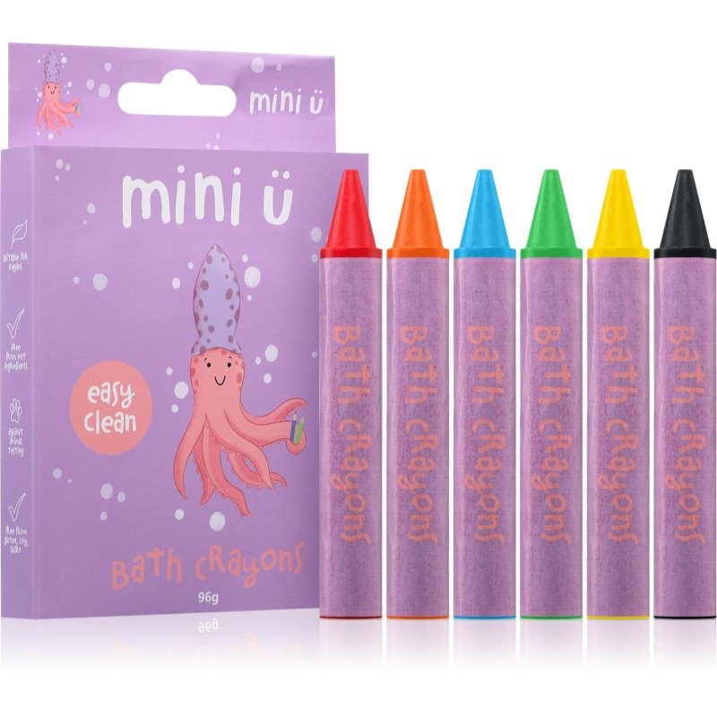 Mini-Ü Crayons de Bain 6×96 G