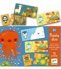 [DJE_DJ08156] Puzzle duo cache-cache (Puzzles Duo-Trio Djeco)