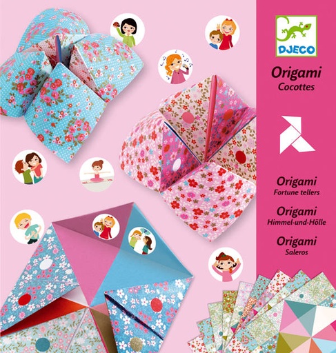 [DJE_DJ08773] Cocottes à gages - Fleurs (Origami Djeco)
