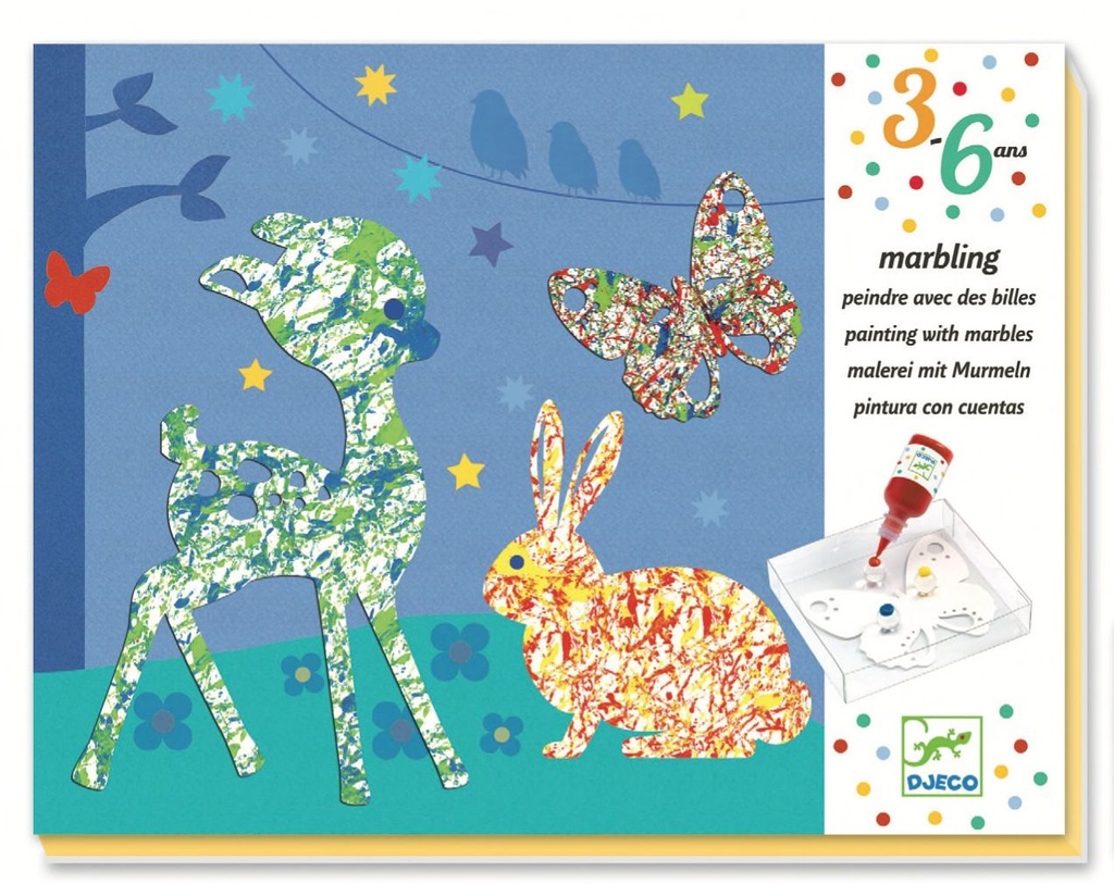 [DJE_DJ09686] Défilé multicolore* (Peinture Djeco)