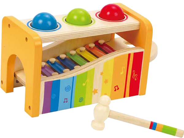 [EDU_E0305] Pound and Tap Bench HAPE EarlyMelodies