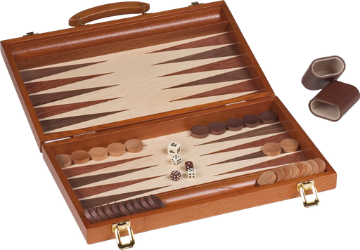 [ENG_250540] Backgammon en bois 18 pouces