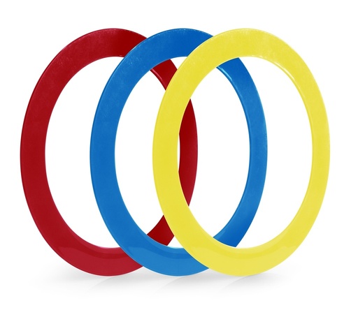 [EUR_52475059] Set 3 Acrobat Juggling Rings 32 cm