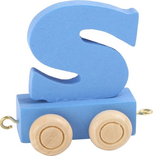 [LEG_10369] Lettre Wagon de Train Colorée S