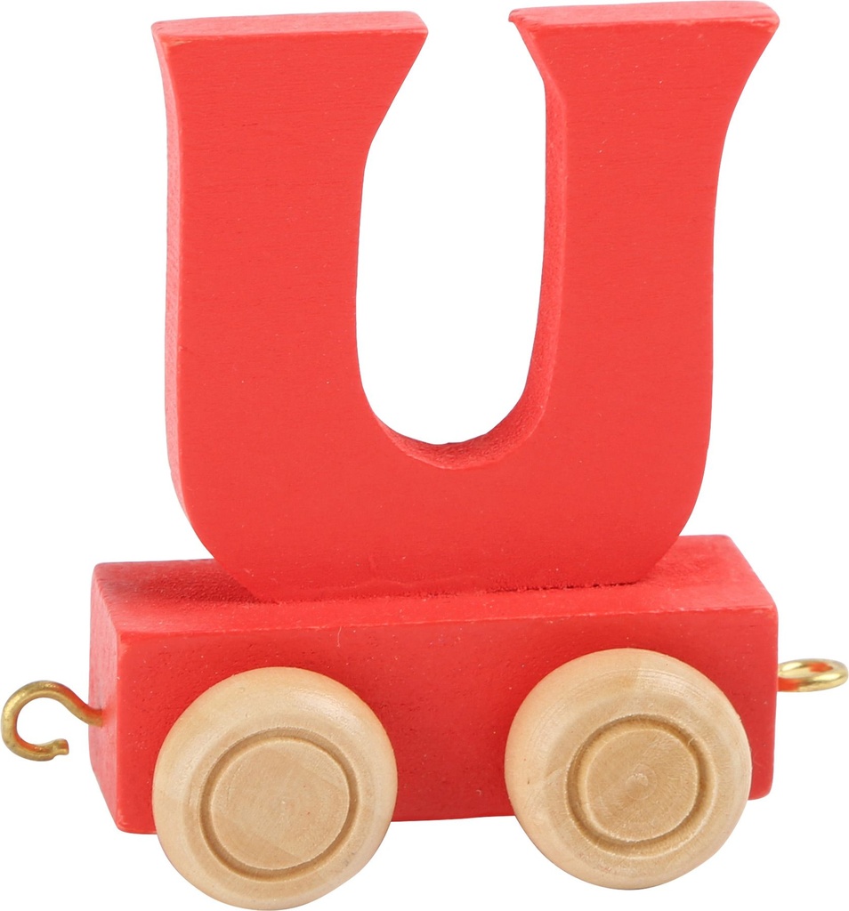 [LEG_10371] Lettre Wagon de Train Colorée U