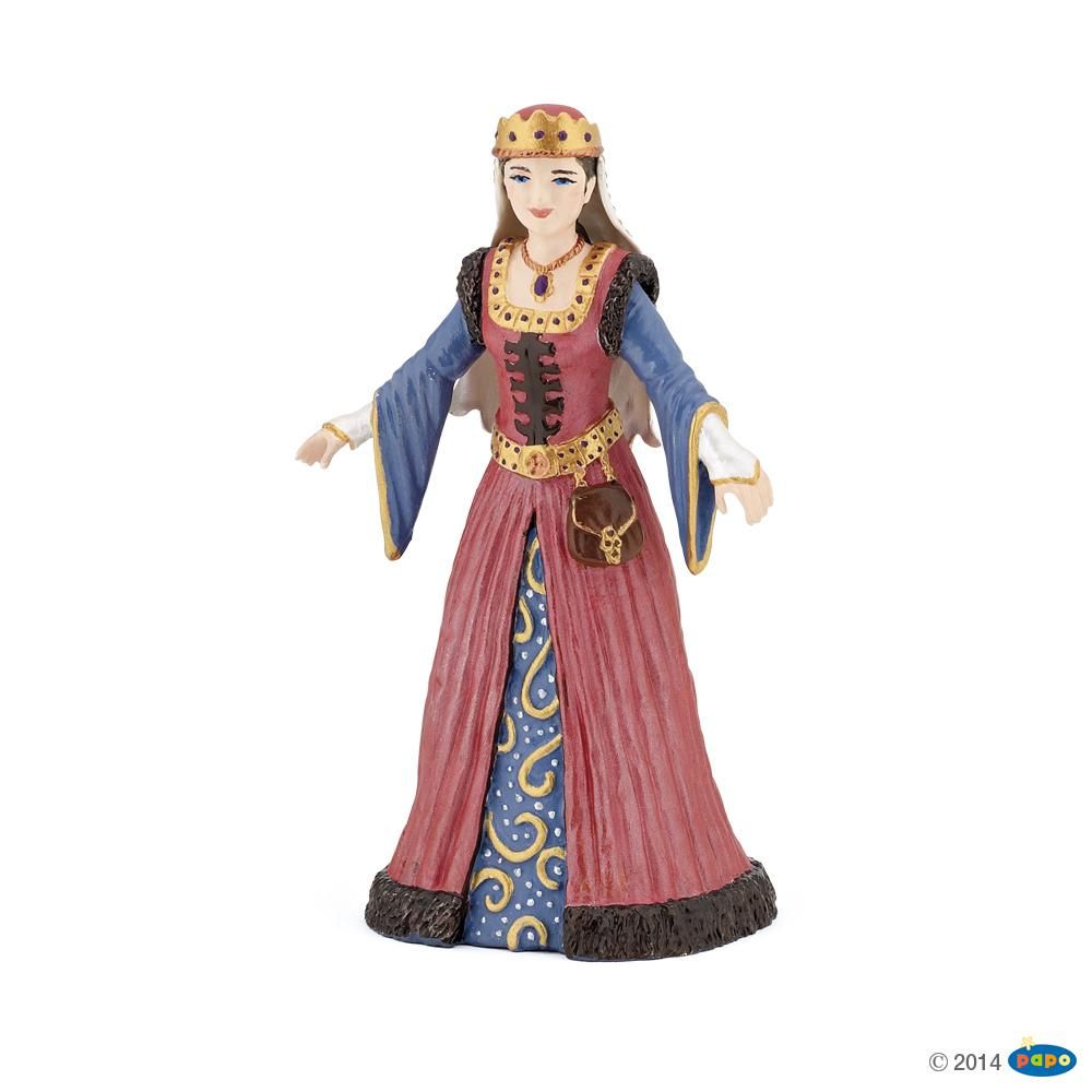 [PAP_39048] Reine médiévale, Figurine du Monde Médiéval Papo