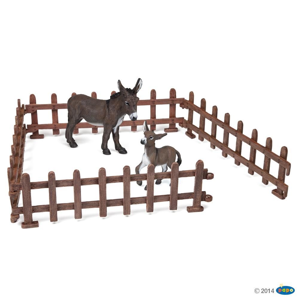 [PAP_39215] Set clôture, Figurine de La vie à la Ferme Papo