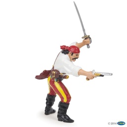 [PAP_39423] Pirate avec pistolet, Figurine des Pirates &amp; Corsaires Papo