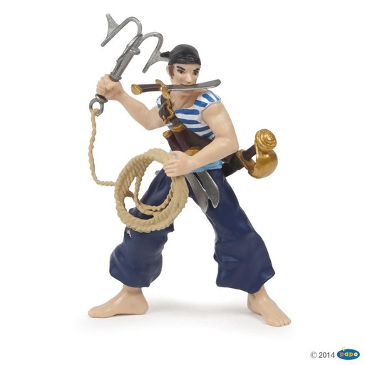 [PAP_39442] Corsaire au grappin, Figurine des Pirates & Corsaires Papo