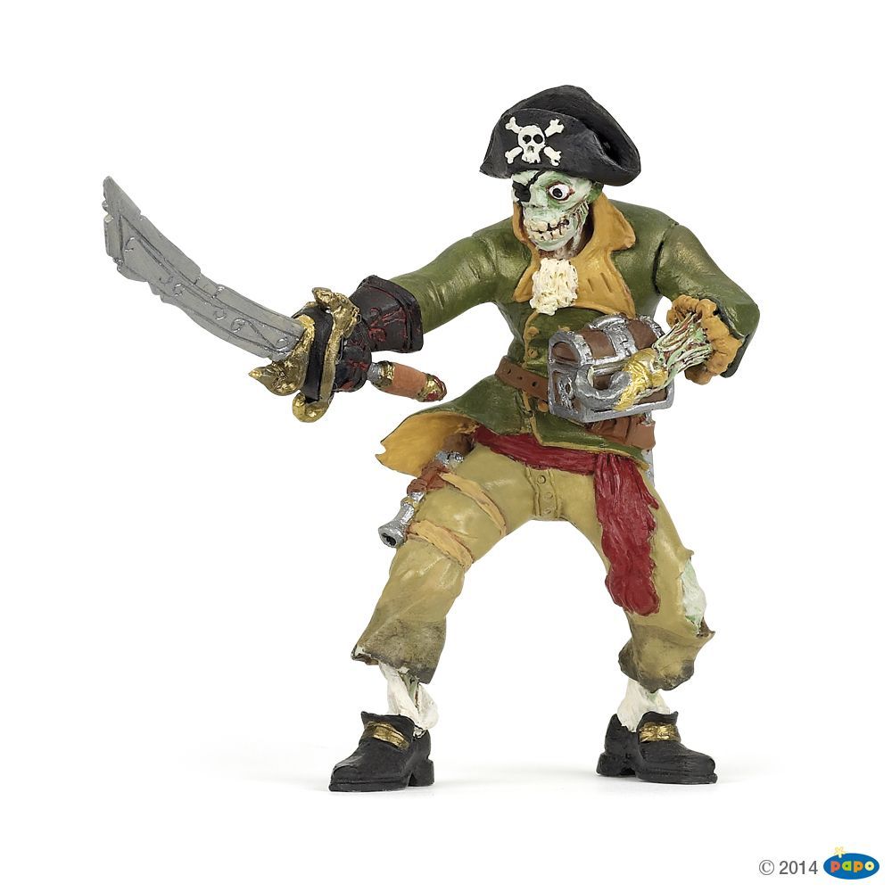 [PAP_39455] Pirate zombie, Figurine des Pirates & Corsaires Papo