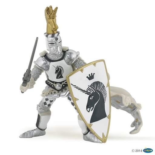 [PAP_39915] Maître des armes cimier licorne , Figurine du Monde Médiéval Papo
