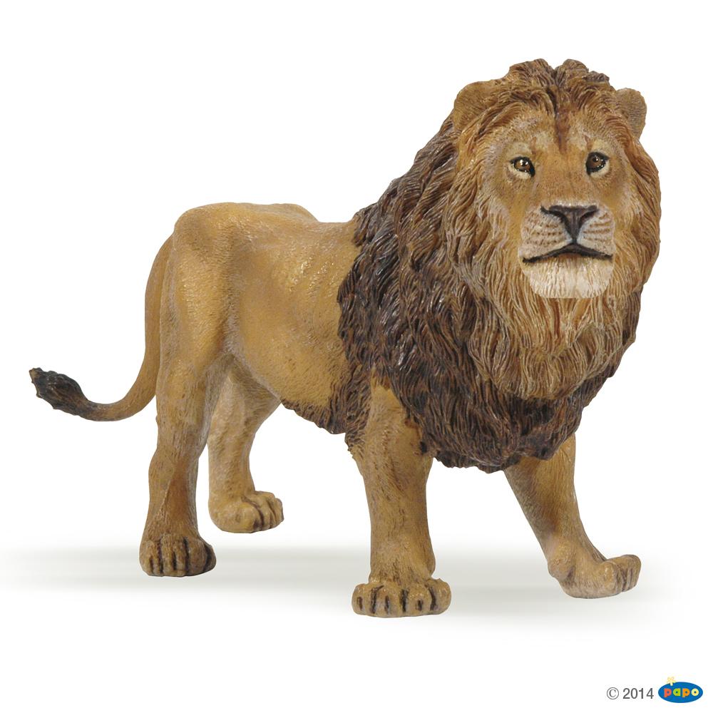 [PAP_50040] Lion , Figurine de La Vie Sauvage Papo