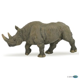 [PAP_50066] Rhinocéros noir, Figurine de La Vie Sauvage Papo