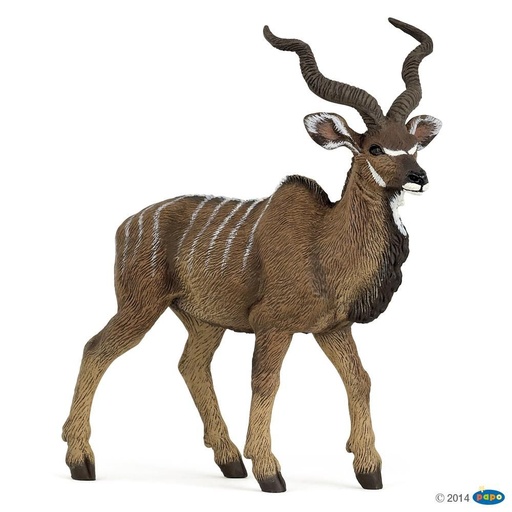 [PAP_50104] Antilope koudou, Figurine de La Vie Sauvage Papo