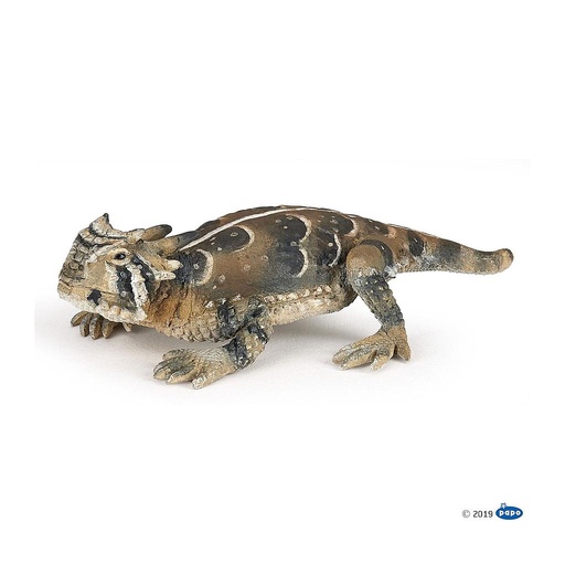 [PAP_50247] Lézard cornu, Figurine de La Vie Sauvage Papo