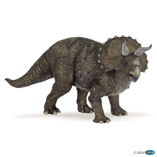 [PAP_55002] Tricératops, Figurine des Dinosaures Papo