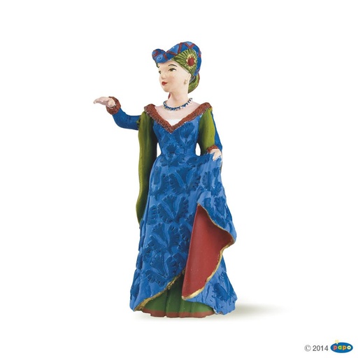 [PAP_6839393] Dame à la licorne bleue (Papo)