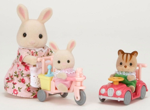 [EPO_5040] Tricycle & Mini Voiture Bebes SYLVANIAN FAMILIES